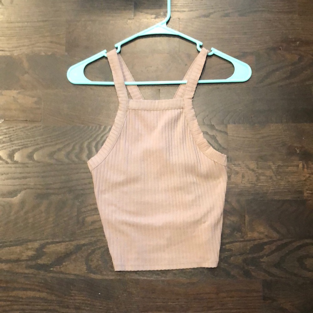 tan crop top from pac sun